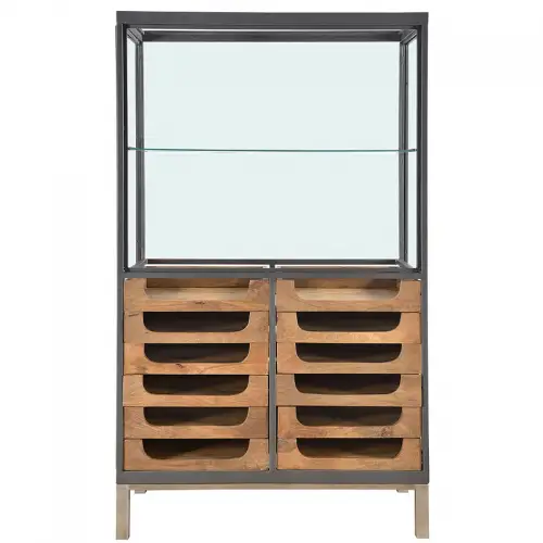 By Kohler  Display Cabinet Orono 98x46x165cm Drawers (109176)