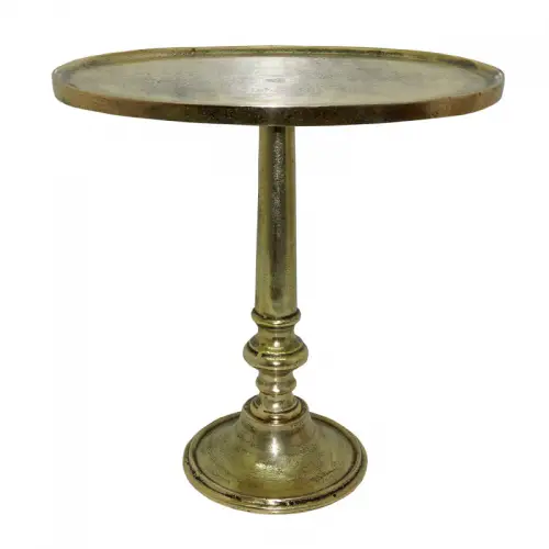  Small side Table Lancaster gold raw metal 