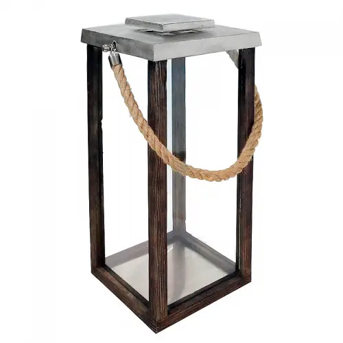 By Kohler  Lantern 25.5x25.5x56cm with rope  (111656)