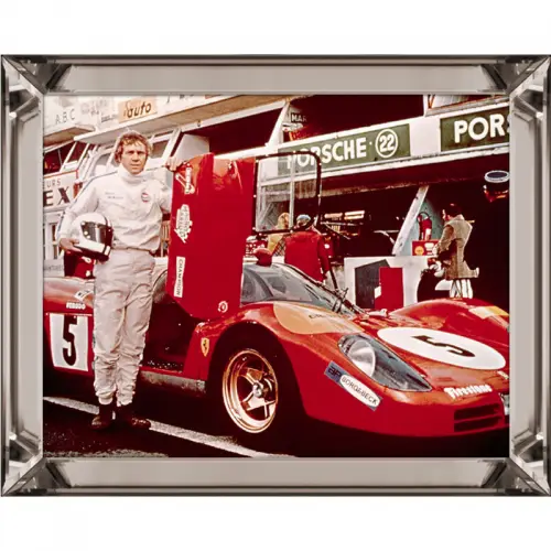  Steve Mc Queen Racetrack 50x40x4.5cm