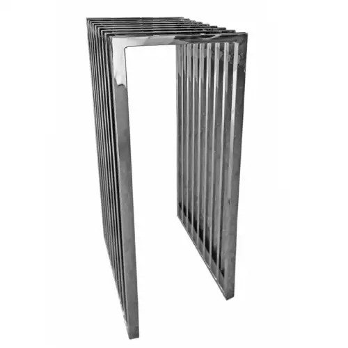 By Kohler  Pillar console table Morley 35x35x120cm silver (113444)