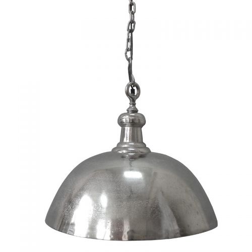  Hanging Light 50x50x42cm silver round vintage