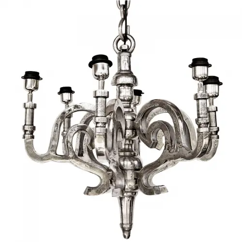  Ceiling Lamp 61x61x60cm (6 Lights) chandelier raw metal