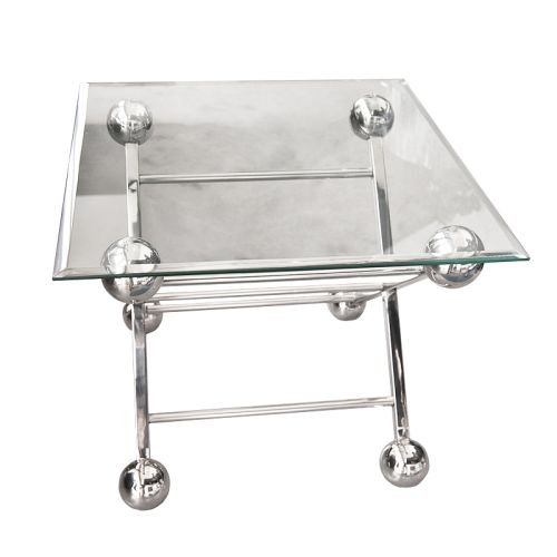  Center Table 68x68x58cm With Glass