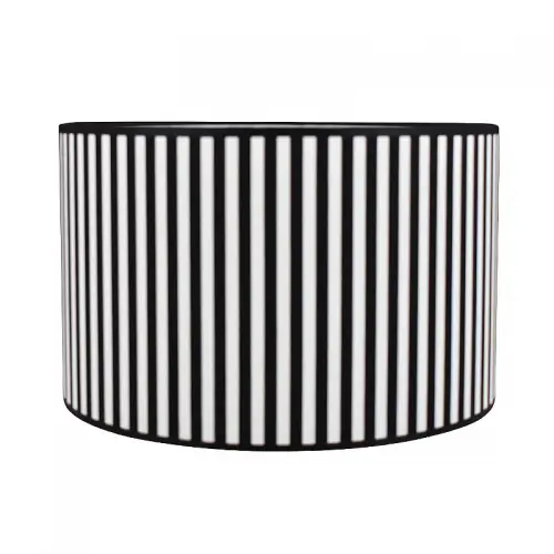  lampshade black/white small - 35x35x22 cm Cilinder