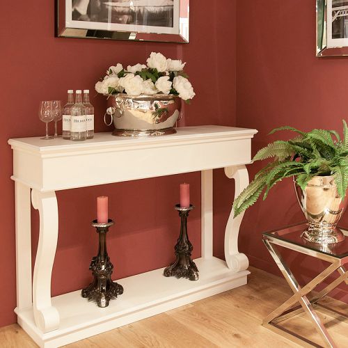 By Kohler  Eaton Console Table 140x45x100cm white (102979)