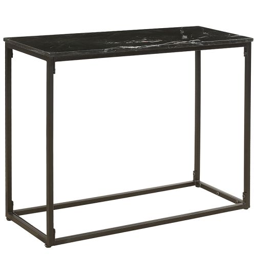  Console Table Thorpe Marble Top Black