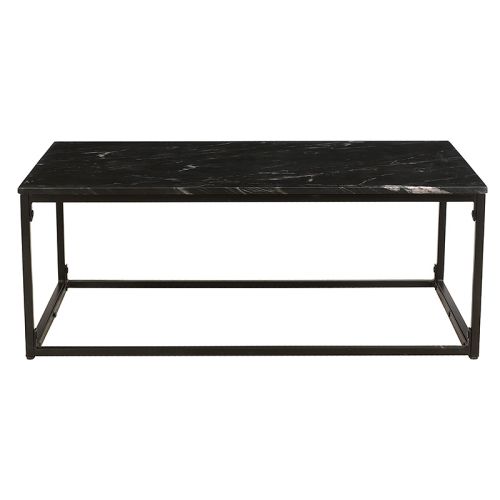 By Kohler  Coffee Table Brennan Marble Top Black (200269)