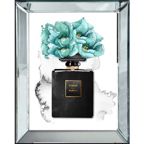  Parfum Turquoise Flowers 50x60x4.5cm