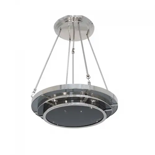 By Kohler  Hanging Lantern 75x75x90cm with black glass (114723)